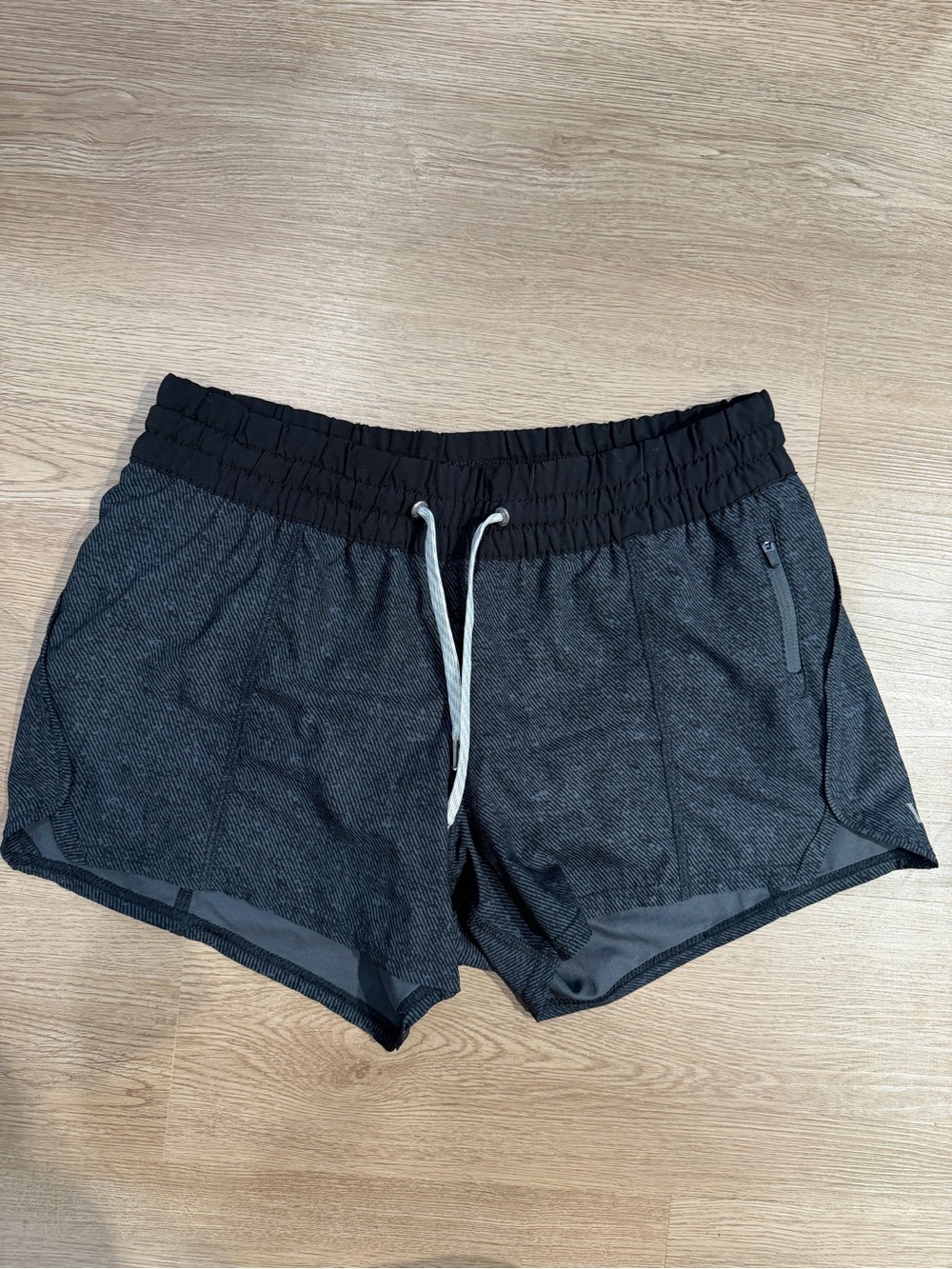 Vuori Black Charcoal Performance Drawstring Shorts